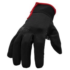 212 Performance Warm Insulated Running Gloves, Touchscreen Compatible, Built-in Terry Sweatwipe, Silicone Grip, Zipper Cuff, Small