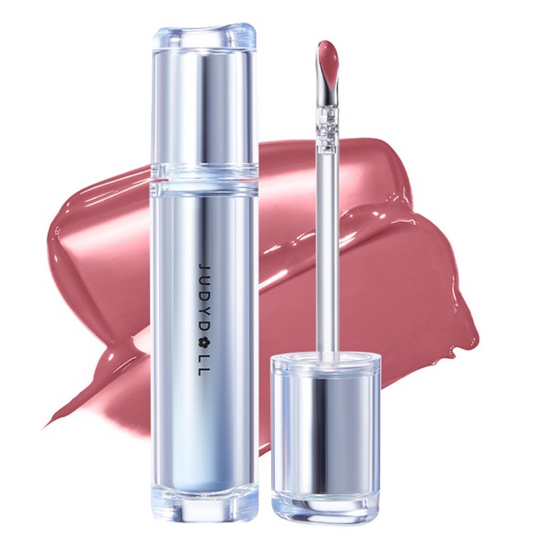 JUDYDOLL Ice Watery Lip Gloss, Waterproof Long-lasting Moisturizing Liquid Lipstick,