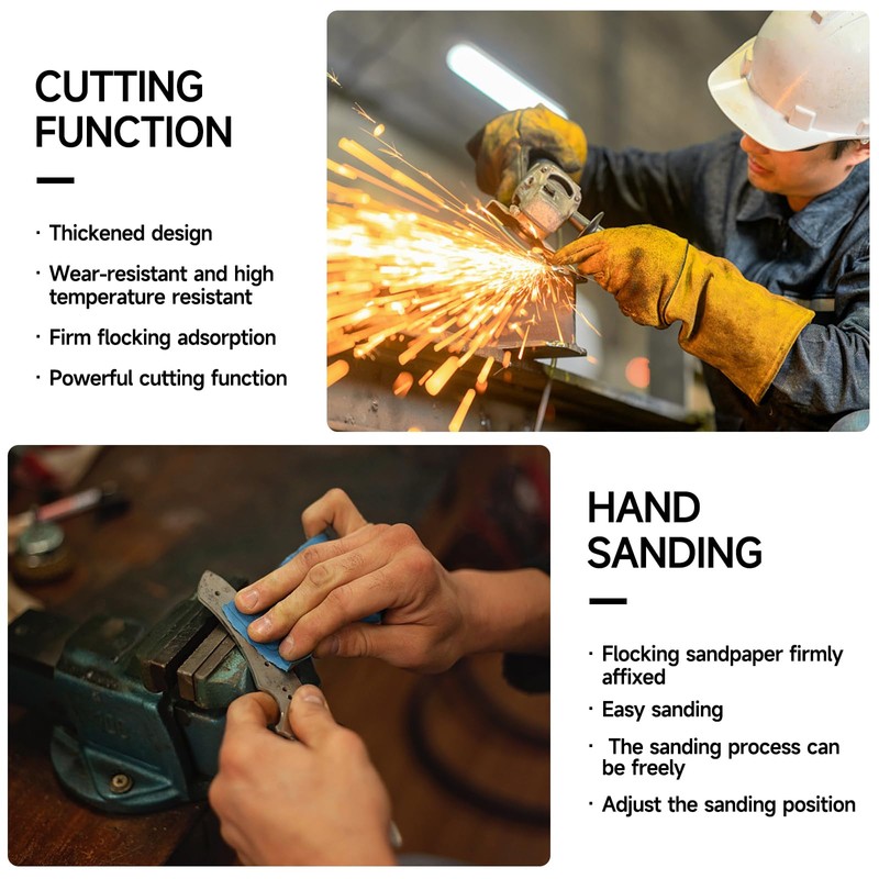 Sandpaper 180 Grit, Wet Dry Sanding Sheets 9 x 3.6