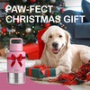 KEWIXY Insulated Dog Travel Water Bottle with Detachable Bowls, 3