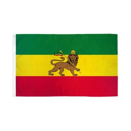 Trade Winds 3x5 Lion of Judah Ethiopia Flag 3'x5' House Banner Grommets Premium Fade Resistant
