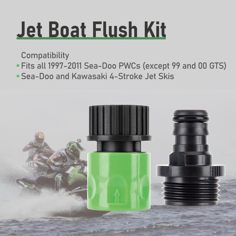 nonarttoy Boat Engine Flush Kit, Boat Hose Quick Release Kit,