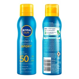 Protector Solar Nivea Sun Protect & Refresh Sport 3 Pzas