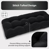 HOMELYSIAN Tufted Bench Cushions for Outdoor Furniture, 44" x 19"