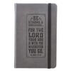 Be Strong Mini Hardcover Pocket Size LuxLeather Notebook with Elastic