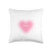 Glowing Affection: A Radiant Heart Design Throw Pillow