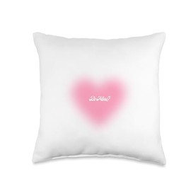 Glowing Affection: A Radiant Heart Design Throw Pillow