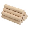 PATIKIL 1 x 6 Inch Dowel Rods Wood Sticks, 10