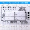 NHQZ 1 x ECG 7-step ruler, ECG ruler, plastic ruler,