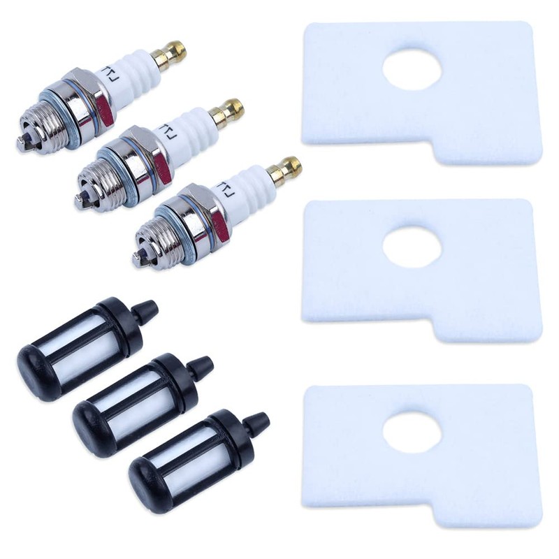 Gubeter Air Fuel Filter Spark Plug Tune Up Kit for