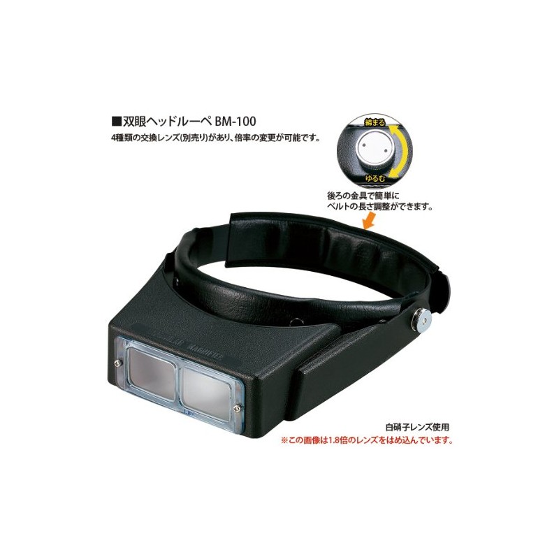 Head Loupe Binocular Head Loupe BM-100B 2.3x Headband Type