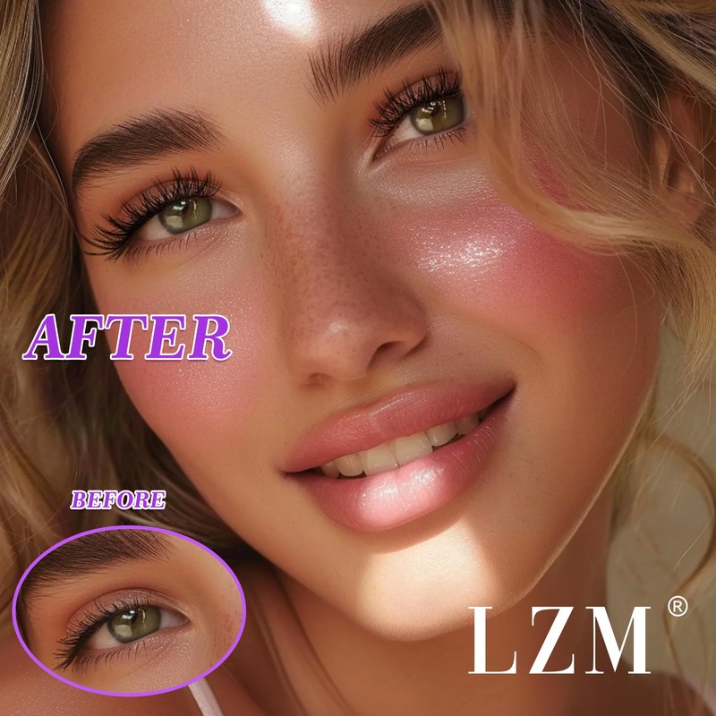 Pack of 280 Eyelash Extensions, LZM DIY Eyelash Extensions, 30