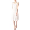 iB-iP Women's Modal Knee-Length Comfortable Straight Underdress, White