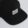 Coal Uniform Cap Hat, Black Flannel