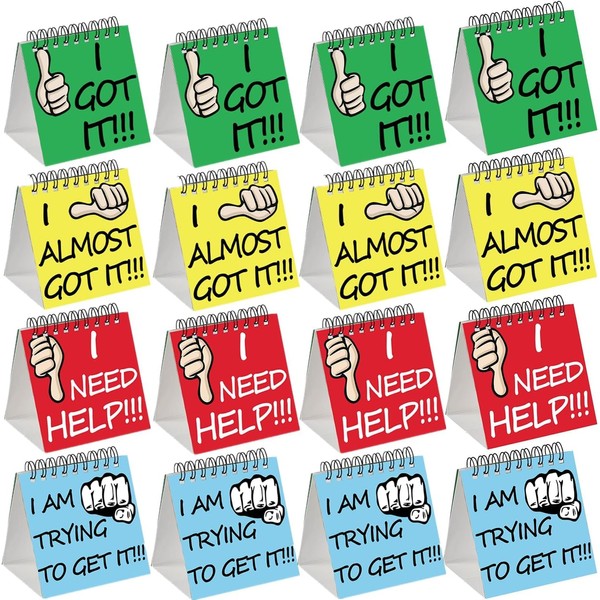 24 Pcs I Need Help Mini Flip Chart Classroom Management