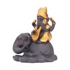 Backflow Incense Burner Pipa Elephant Purple Sands Gold Drawing Portable