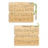 Tablero Abecedario Montessori Letras Mayusculas Y Minusculas