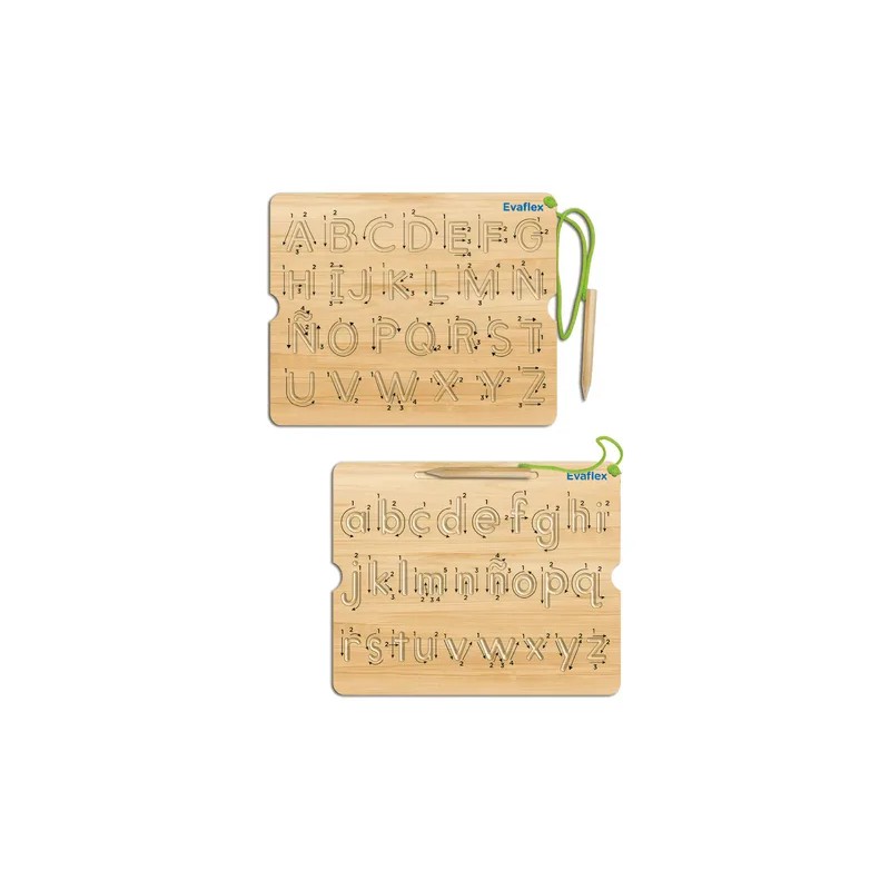 Tablero Abecedario Montessori Letras Mayusculas Y Minusculas