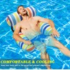 Blueweenly 6 Pcs Inflatable Pool Floats Chairs Adult Floating Lounge