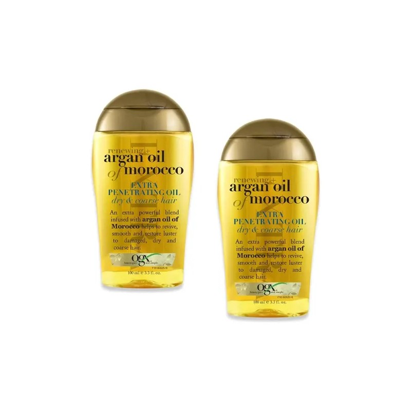 Tratamiento Capilar Ogx Aceite Argán Of Morocco 100ml c/u 2