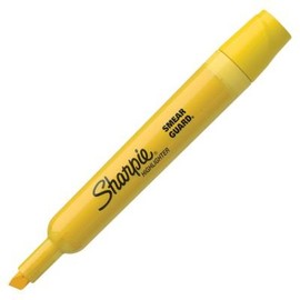 Sharpie Accent Tank Highlighters, Chisel Tip, Yellow, Case of 12 Dz.