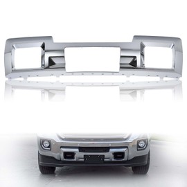 Front Bumper Skid Plate Chrome Compatible with 2015-2019 GMC Sierra 2500 3500 HD Replace 23178964 GM1053103