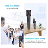 ZOWEETEK Wireless Microphones for Singing,Dual Handheld Dynamic Mic with Rechargeable