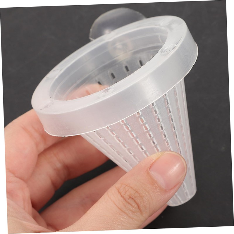 Levemolo Aquarium Fish Feeder Suction Cup 10 Pack Red Worm