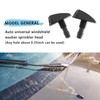 2PCS Front Windshield Washer Nozzle with Washers,Adjustable Fan Shape Spray