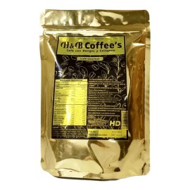 Cafe Con Hongos Y Colageno. H&b Coffee S, Polvo 630g Pack 2