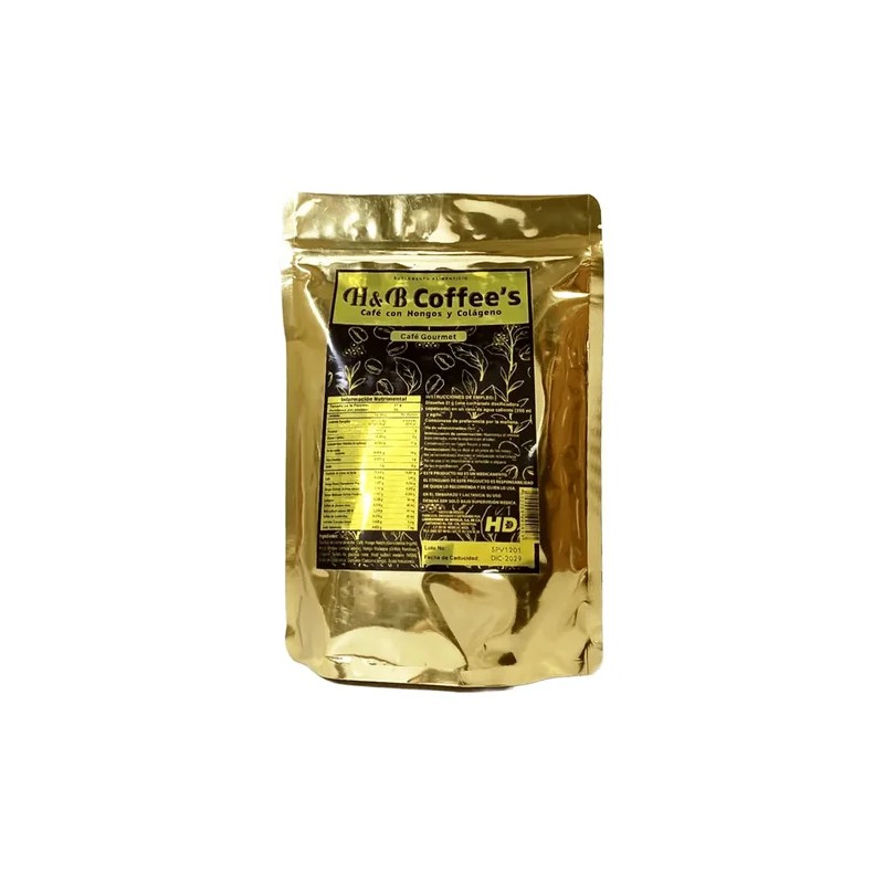 Cafe Con Hongos Y Colageno. H&b Coffee S, Polvo 630g