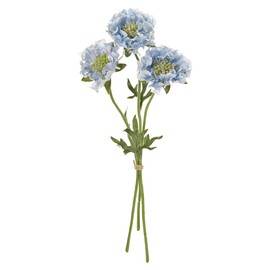 Tokyodo FM009378-005 Artificial Flowers MAGIQ Fringe Scaviosa, Blue, Flower Diameter 2.4-2.8 x L11.0 inches (6-7 x 28 cm)