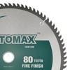 TOMAX 12-Inch 80 Tooth ATB Fine Finish Saw Blade with