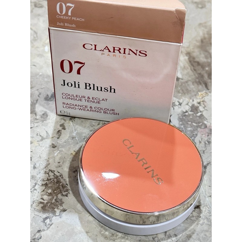 Clarins Joli Blush Long Wearing 07 Cheeky Peach .1oz Made