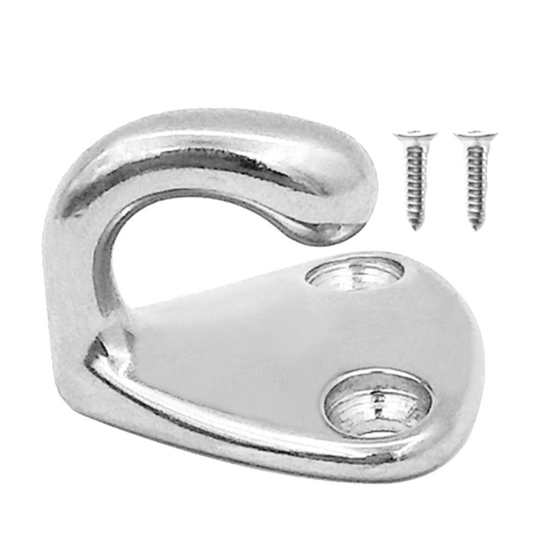 zalati Hooks Wall Mounted 316 Stainless Steel Holder Marine Grade