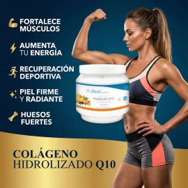 X2 Colgeno Hidrolizado Premium Q10 450g Frutas Shel Nabel Frutas