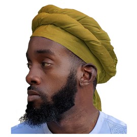 Dupsie's Gold African pre-tied Turban for Men