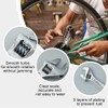oupados Adjustable Spanner Mini Adjustable Spanner Silver Professional Adjustable Wrench