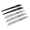 Draper 52517 Assorted Reciprocating Saw Blades for Multi-Purpose Cutting, 150mm