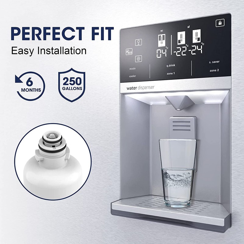 OHFULLS KWF 2000 Refrigerator Water Filter, Compatible with Miele KWF