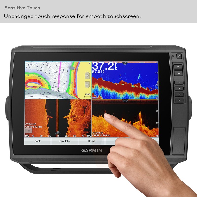 INNOSURE [2-PACK] Tempered Glass Screen Protector for Garmin EchoMAP Ultra