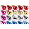 Christmas Concepts® Pack of 25-25mm Miniature Christmas Tree Baubles -