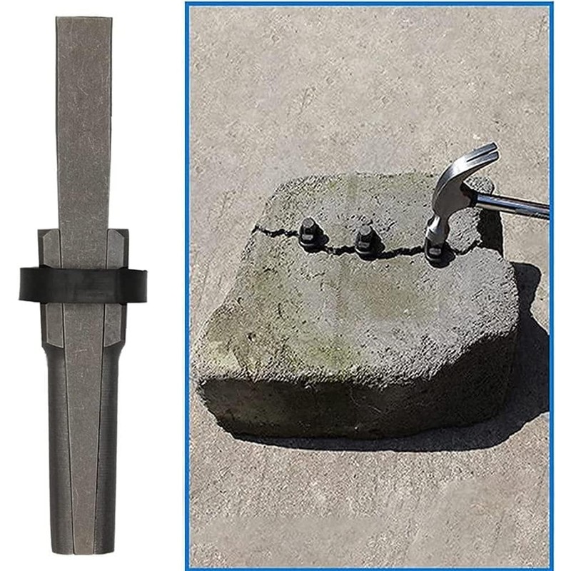 MYAYD 5pcs Rock Stone Splitter Hand Tools 16mm Dowel Wedges,