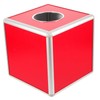 STOBOK Red Raffle Box Ballot Box Donation Box Storage Box