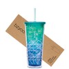 bzyoo SIP 24oz (710ml) Vaso de plástico de doble pared