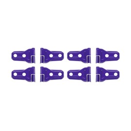 JeCar Door Hinge Cover Trim Exterior Accessories Compatible with Jeep Wrangler JL JLU 2018-2023 & Gladiator JT Truck 2020-2023, Purple