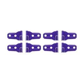 JeCar Door Hinge Cover Trim Exterior Accessories Compatible with Jeep Wrangler JL JLU 2018-2023 & Gladiator JT Truck 2020-2023, Purple