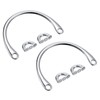 sourcing map Pack of 2 Semicircular Handbag Handle Frame, 4.8