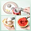 WEXFFU Ice Cream Scoop Stainless Steel Ice Cream Spoon Scoop