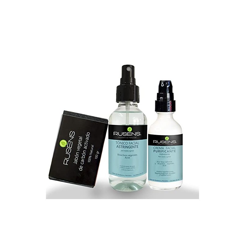 Rusens - Kit Antiacn, Regula la Produccin de Grasa y